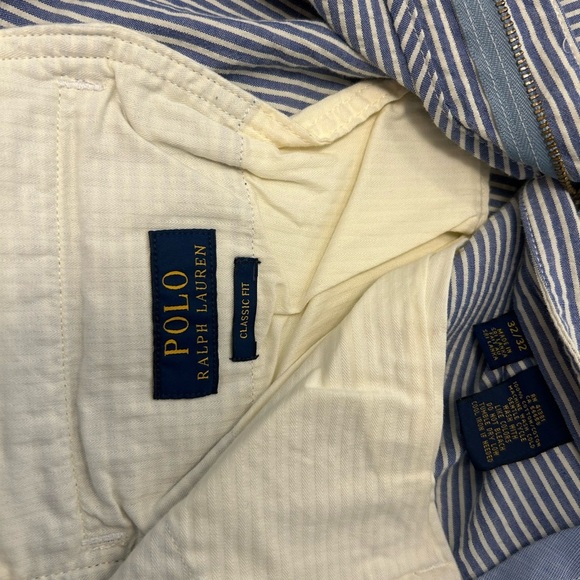 Polo Ralph Lauren 32/32 EUC!!! Striped Blue and White sear suckers, deck pants - Picture 9 of 14